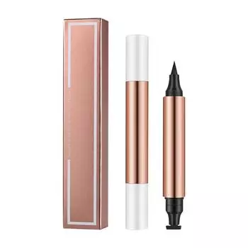 Ручка-носитель Cat s Eye Seal Double Head Liquid Pen водостойкая и устойчивая к поту, стойкая без покалывания 5 мл One Size чёрный