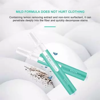 Ручка-отбеливатель для одежды, портативная ручка-отбеливатель для удаления пятен с одежды, средство для удаления жирных пятен, не требующая стирки, чистая ручка для стирки, мгновенно удаляет пятна, 9 мл One Size
