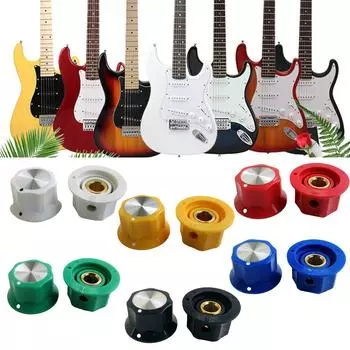 Ручка педали гитарных эффектов, потенциометр 25x14,5 мм, педальный переключатель гитарных эффектов, топпер для электрогитары, разные цвета