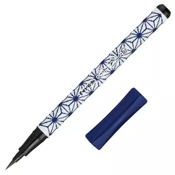 Ручка Pentel Fude Pentel Fude Hajime с узором в виде листьев конопли XGFD40CA3-A