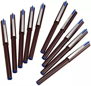 Ручка Pentel Signature Pen Plaman JM20-CD, набор из 10 предметов, синяя