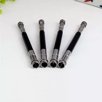 Ручка перьевая Save Write Регулируемый держатель Школьный инструмент для письма Головка карандаша Двойной удлинитель чёрный