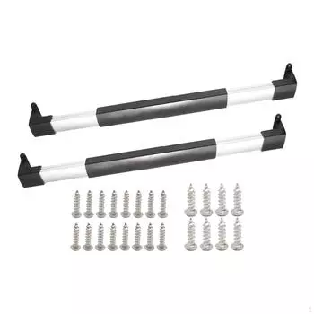 Ручка-перекладина для двери автофургона, прочная защита, захват для серый