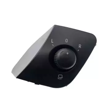 Ручка переключателя регулировки зеркала заднего вида автомобиля 6J1 959 565 для Seat Ibiza 2009 чёрный