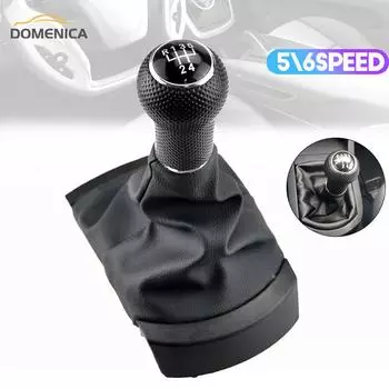 Ручка переключения передач 5/6 скоростей для автомобиля Seat Ibiza 2002 2003 2004 2005 2006 2007 2008 Кожаный чехол Новые автомобильные аксессуары