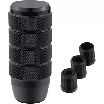 Ручка переключения передач 9,5 см алюминиевая автомобильная ручка переключения передач, ручки рычага переключения передач, подходят для большинства автомобилей с автоматической коробкой передач (черный) чёрный