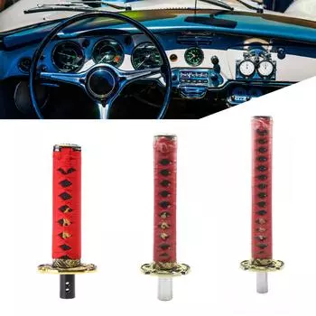 Ручка переключения передач, алюминиевый сплав, утяжеленные ручки переключения передач, металлическая ручка рычага переключения передач, подходит для большинства автомобилей с механической коробкой передач 15cm