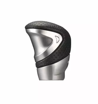 Ручка переключения передач автомобиля CARMATE RAZO GT Advance 2 с углублениями, совместимая с натуральной кожей 340 г, обернутая RA131 M8/10/12 мм серебряный