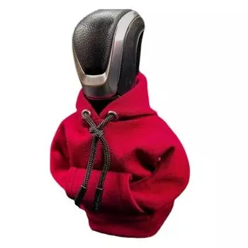 Ручка переключения передач автомобиля, толстовка, забавная ручка переключения передач, рубашка, чехол, аксессуары для салона автомобиля красный