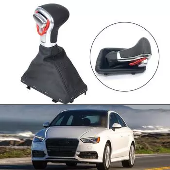 Ручка переключения передач, автозапчасти, черный + серебристый, автомобильные аксессуары