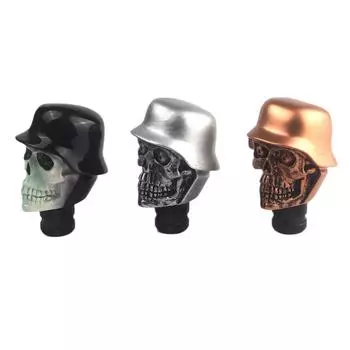 Ручка переключения передач Череп Голова рычага переключения передач в форме скелета Ручка переключения передач Автомобильная автоматическая ручка переключения передач Ручка автомобильные аксессуары