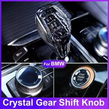 Ручка переключения передач Crystal Gear Shift Knob Short для BMW F20 F30 F34 F35 F32 F33 F36 F22 F23 F01 F02 F06 F10 Аксессуар для рычага коробки передач