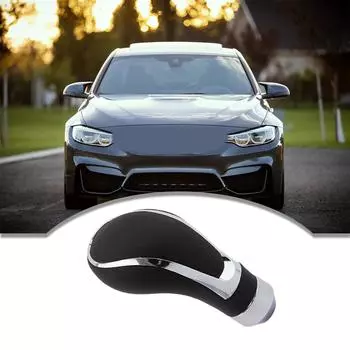 Ручка переключения передач для салона автомобиля с механической коробкой передач, 5 скоростей, для большинства моделей автомобилей, кожаные ручки переключения передач