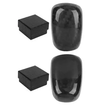 Ручка переключения передач, крышка кнопки разблокировки, рычаг переключения передач из углеродного волокна, замена накладки на кнопку переключения передач для In Forging