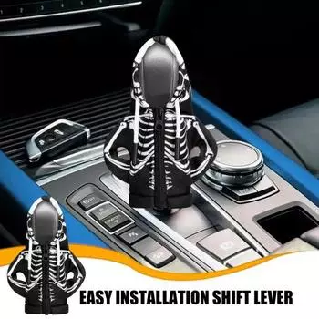 Ручка переключения передач на Хэллоуин, рубашка, свитер, универсальная посадка, простая установка, ручка переключения передач автомобиля