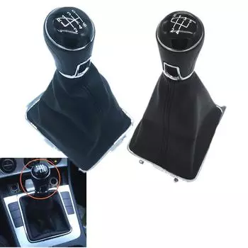Ручка переключения передач, рычаг переключения передач, гетры, чехол для багажника, воротник для Volkswagen VW Passat B7 2011-2015, аксессуары для стайлинга автомобилей 5 Speed чёрный