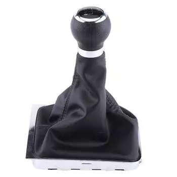 Ручка переключения передач, удобная, устойчивая к царапинам черная 6-скоростная автомобильная ручка переключения передач с