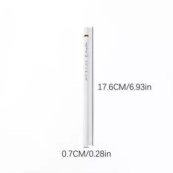 Ручка-пипер для ногтей, белый мелок, жирный сменный стержень, самоклеящийся инструмент для дизайна ногтей, белый восковой карандаш для маникюра