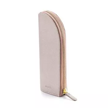 Ручка-подставка Corale Stand Pen Pen Pen Pen Стильный бежевый (Кораре) Чехол, Чехол, Кожаный, Женский чехол, Держатель, Взрослые, (Жемчужно-розовый)