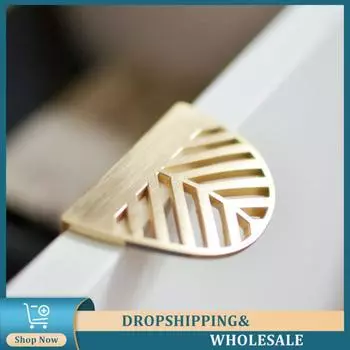 Ручка простая скандинавская листовая из цинкового сплава, установка, ручка для мебели, шкаф, шкаф, мебель, ящик