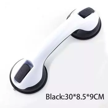 Ручка противоскользящая поддержка для туалета, ванной комнаты, сейф, поручень, вакуумная присоска, поручень чёрный