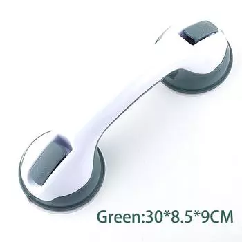 Ручка противоскользящая поддержка для туалета, ванной комнаты, сейф, поручень, вакуумная присоска, поручень зелёный