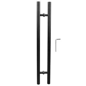 Ручка раздвижной двери сарая, круглая трубка из нержавеющей стали, утолщенная ручка для раздвижной двери сарая для Kitc