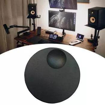 Ручка регулировки громкости 32x13 мм, черная матовая ручка из цельного алюминия для потенциометра 6 мм, аксессуары