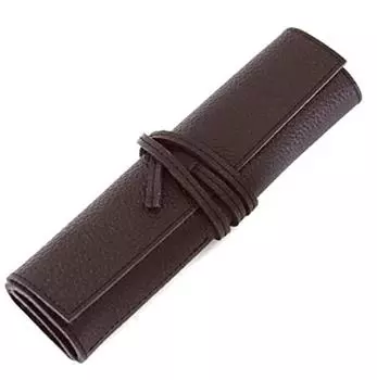 Ручка-роллер из натуральной кожи Himeji Leather Pencil Made in Craftsman For Поставляется в специальной коробке [стиль акации] Чехол, Чехол, Япония, Производство,