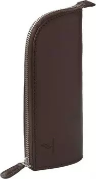 Ручка ручка ручка натуральная кожа [mieno] чехол, хранение, держатель, отдельно стоящий, коровья кожа, кожа, (темно коричневый) темно-коричневого