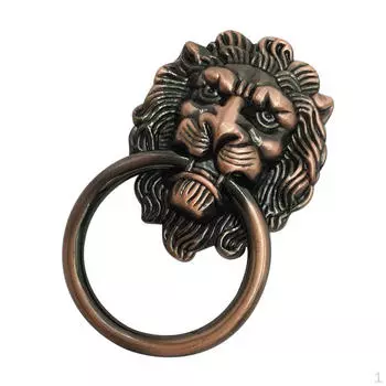 Ручка ручки ящика комода мебели двери шкафа винтажной головы сплава цинка, Copper_L