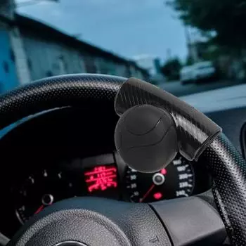 Ручка рулевого колеса Spinner Knob 360 градусов вращения Suicide Knob Простая установка вспомогательного усилителя управления Ручка Шарик для лодки чёрный