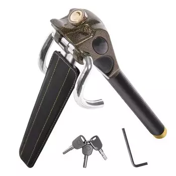Ручка рулевого управления автомобиля реле атаки 3 ключа безопасности автомобиля совместимо со всеми моделями автомобилей MIEZTAY замок, замок, профилактика, в комплекте, расходные материалы, защита от кражи,