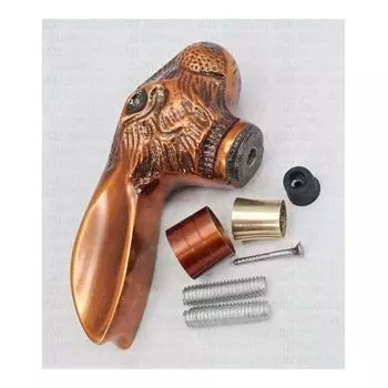 Ручка с медным покрытием в виде головы кролика/кролика только для трости-трости Хэллоуин gif