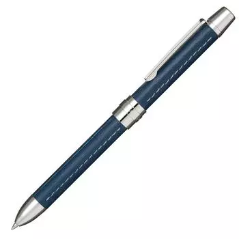 Ручка Sailor авторучка 2 цвета Sharp Refino L из коровьей кожи синего цвета многофункциональная + 16-0319-240
