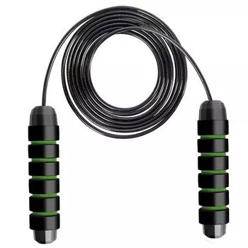 Ручка Шариковый подшипник Силовые тренировки Упражнения Скакалка Скакалки Прыжки Игра Скакалка чёрный