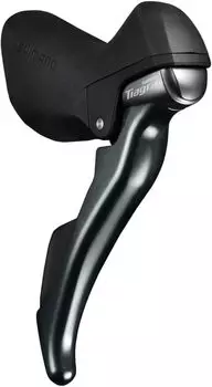 Ручка SHIMANO, левая и правая, комплект из 2 тормозных тросов 10S, IST4700PAC2, переключение передач/тормоз TIAGRA (ДОРОГА) ST-4700-P в комплекте/сдвиг черного, чёрный