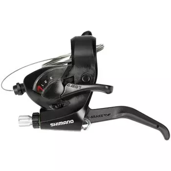 Ручка SHIMANO Левая ручка только 3S 2 пальца ESTEF41LBL TOURNEY Переключение/Тормоз (MTB) СТ-EF41-L