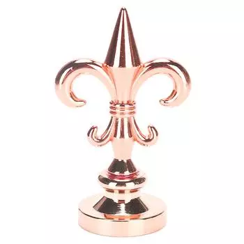 Ручка-штамп из восковой печати Инновационный винтажный инструмент для запечатывания приглашений на вечеринку КонвертыРоза розового золота