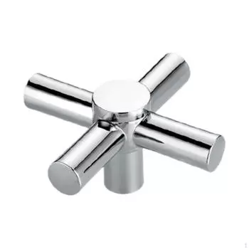 Ручка смесителя из цинкового сплава, надежная, простая в установке, сменная ручка, крестовина, кран для