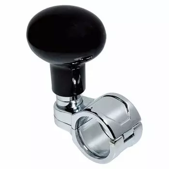 Ручка-спиннер JET INOUE овальной формы черного цвета 506202 с подшипниковым креплением, размер ручки, в комплекте шестигранный ключ, в комплекте 2 резиновых прокладки 26~32 мм чёрный