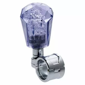 Ручка-спиннер JET INOUE с алмазной огранкой, фиолетовая, 506211, с подшипниками, монтажная ручка, размер, поставляется с шестигранным ключом и 2 резиновыми прокладками 26~32 мм фиолетовый