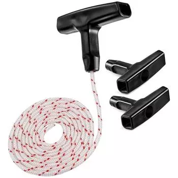 Ручка стартера ABS Жесткая структура Модернизированные фитинги Детали двигателя Триммер Щетка Стартеры Трос Пусковое устройство Тяговый шнур