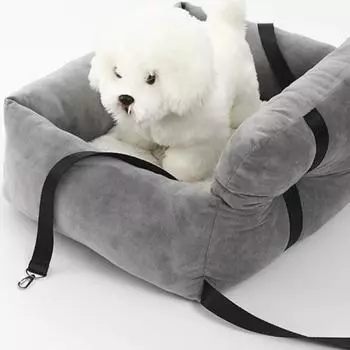 Ручка типа автомобильное сиденье принадлежности для домашних животных автомобильная клетка для собак собачья будка с ремнем безопасности инструмент Four Seasons универсальный питомник для домашних животных кошек собак автомобильная будка серый