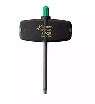 Ручка Torx Wing 10IP 87 мм Вал 52 мм Рукоятка Окрашена в черный цвет []BONDHUS Plus® [Общая длина: длина: ширина: 35мм] №33910