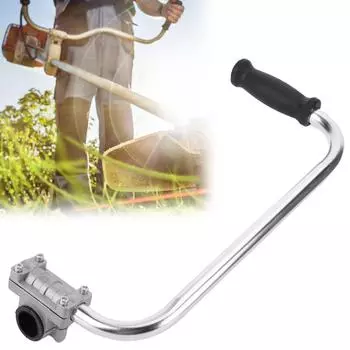 Ручка триммера эргономичная нескользящая удлинительная рукоятка для газонокосилки вспомогательная рукоятка для ухода за газоном ландшафтный дизайн стрижка двора серебряный