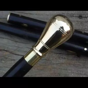 Ручка Трость Ручка Цветок Трость Трость Латунная Ручка Трость Деревянная Винта 36 Inch чёрный