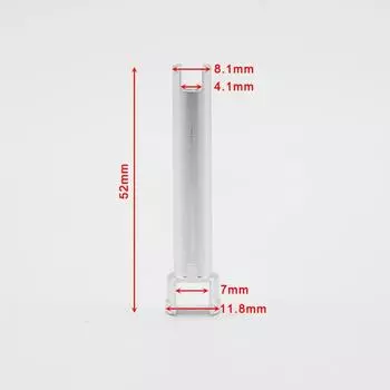 Ручка управления мышью с головкой для переключения передач, запасная часть из алюминиевого сплава для W212 Mercedes W204 C-grade GLK, аксессуары, хомуты переключения передач серебряный