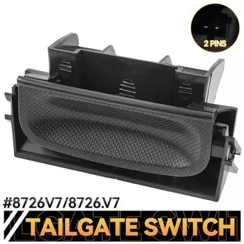 Ручка управления открыванием багажника + круглый переключатель для Citroen C4 Picasso Grand Picasso 2006-2013 8726V7 6554ZZ 8726.V7