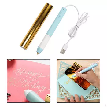 Ручка USB 1,5 мм для рисования в рулоне, бронзировка для каллиграфии синий